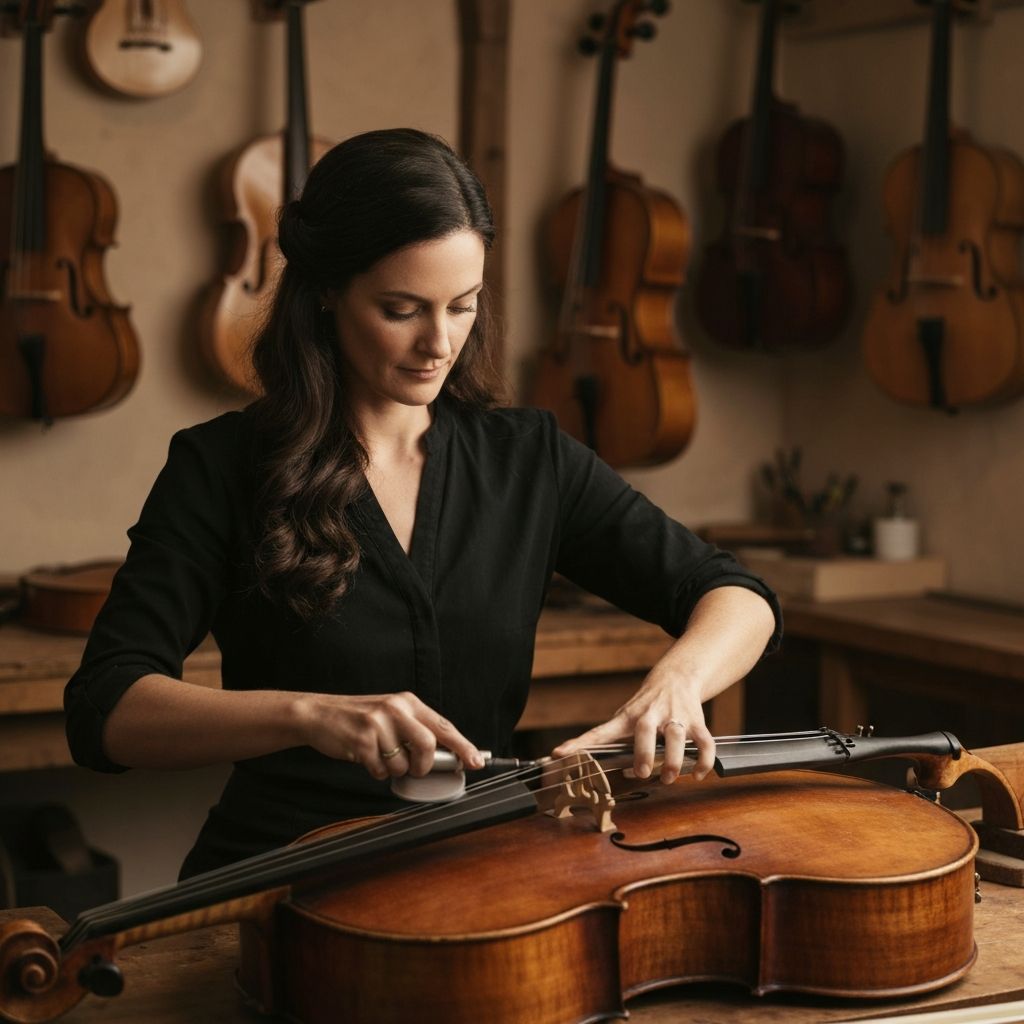 Restoring a cello